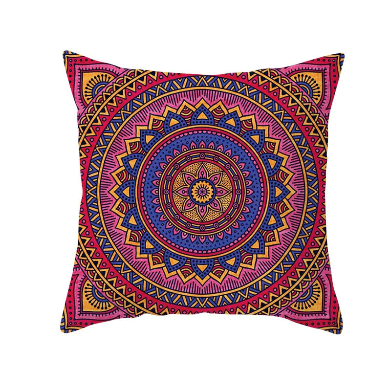 Axyaa Bohemian Geometric Polyester Pillowcase 45x45cm for Home Decor