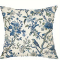 Axyaa Blue Floral Bird Pattern Pillowcase - Home Decor Brand