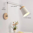 Axyaa Nordic Style Foldable Arm LED Wall Sconces - Modern Living Room Decoration