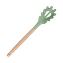 Axyaa Silicone Kitchen Utensils Set - Non-stick Cookware Spatula, Egg Beaters, Shovel & Wooden Handle