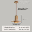 Axyaa Yellow Cave Stone Bedside Pendant Light Spotlight Study Bar Counter Restaurant Small