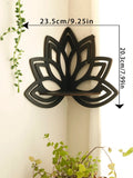 Axyaa Lotus Floating Wall Shelf Ledge Crystal Display Home Decor.