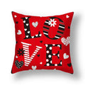 Axyaa Nordic Love Pillowcase 45x45cm - Home Decorative Throw Pillow Cover