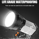 Axya Rechargeable LED Searchlight: Powerful Spotlight Flashlight for Work, Camping, and Waterproof Outdoor Use