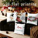 Christmas-themed Decorative Pillow Covers by Axyaa - Perfect for Sofa, Bedroom, Car