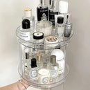 Axyaa Rotating Acrylic Cosmetic Storage Organizer Box for Makeup and Skincare