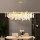 Luxury Axyaa Branch LED Pendant Lights, Gold Lustre Aluminium Lamparas