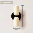 Axyaa Double-Head LED Wall Lamp Minimalist Modern Sconces Indoor Lighting