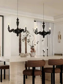 Axyaa Gothic Style LED Chandelier for Elegant Living Room Decor
