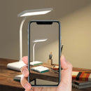 Axyaa LED Touch Desk Lamp - Rechargeable, Adjustable, Bedroom Reading Light