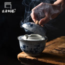 Axya Ceramic Ashtray with Lid, Stylish and Functional Design