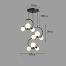 Axyaa Glass Spherical Pendant Light for Dining, Bar, and Bedroom
