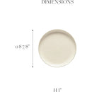 Axyaa Pacifica Salt White Stoneware 12-Piece Place Setting for 4