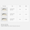 Axyaa Black Chandeliers Circle Ceiling Lights Remote Control Study Decoration