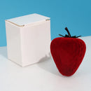 Axyaa Strawberry Jewelry Display Box: Cute Fashion Ring Storage Case for Wedding & Engagement