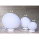 Axyaa Cobblestone Table Lamp: Modern Minimalist LED Lighting for Living Room and Bedroom
