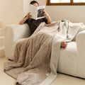 Axyaa Aerobic Rabbit Velvet Jacquard Double-Sided Blanket