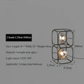 Axyaa Nordic LED Floor Lamp, Iron Block Design for Stylish Indoor Lighting in Bedroom/Living Room