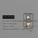 Axyaa Nordic LED Floor Lamp, Iron Block Design for Stylish Indoor Lighting in Bedroom/Living Room