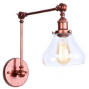 Axyaa Vintage Loft LED Wall Light Fixture Indoor Industrial Glass Lamp