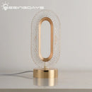 Axyaa Modern Crystal LED Table Lamp for Bedroom and Living Room