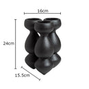 Axyaa Ceramic Vase Trio for Desk Decor Flowers Arrangement & Room Aesthetics