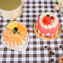 Axya Mousse Mat Bottom Cake Boards Set for Elegant Christmas Dessert Tray