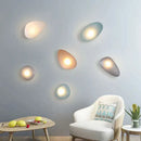 Nordic Glass LED Wall Lamp Gold Metal Home Decor Axyaa Gray Amber White Blue