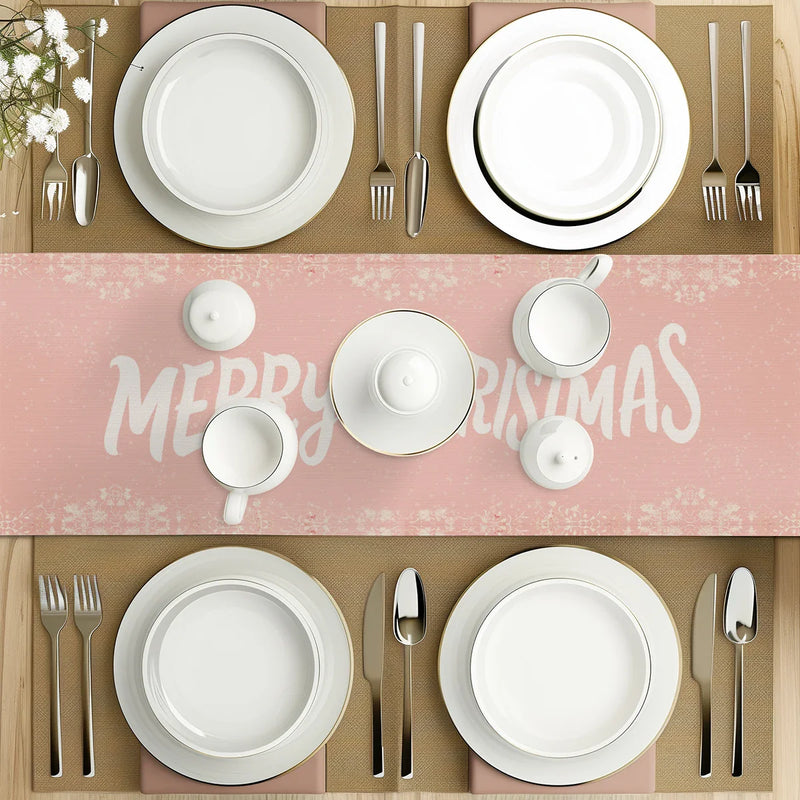 Axyaa Christmas Berry Table Runner for Kitchen Holiday Party Decoration