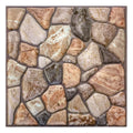 Axyaa 3D Faux Stone Peel Stick Backsplash Wall Tile Sticker 30cm x 30cm