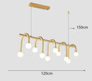 Axyaa Dining Room Chandelier | Indoor Ceiling Pendant Light Fixture | Salon Decor Lighting