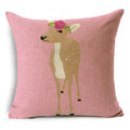 Axyaa Pink Heart Pattern Cushion Cover - 40cm/45cm & 50cm Sizes
