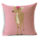 Axyaa Pink Heart Pattern Cushion Cover - 40cm/45cm & 50cm Sizes