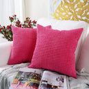 Axyaa Corduroy Cushion Cover 50x50cm Super Soft Nordic Decorative Pillowcase