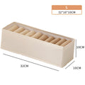 Axyaa Fabric Wardrobe Pants Storage Box | Foldable Clothes Organizer Box