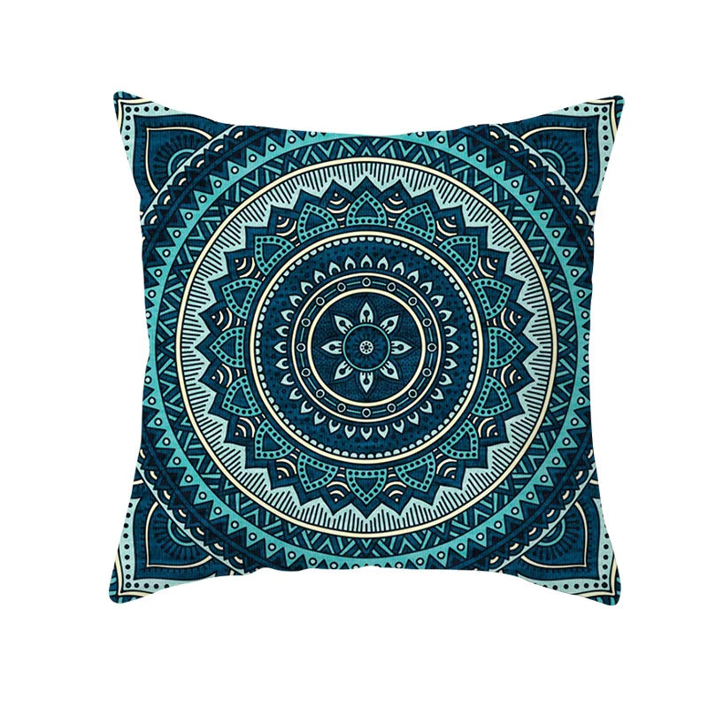 Axyaa Bohemian Geometric Polyester Pillowcase 45x45cm for Home Decor