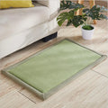 Axyaa Coral Fleece Tatami Floor Mat for Soft Bedroom Living Room Rugs