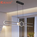 Axyaa Nordic LED Dining Room Chandelier - Modern Adjustable Ceiling Light Fixtures