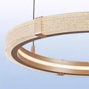 Axyaa Nordic LED Ring Pendant Lamp for Luxury Atmosphere in Living Room