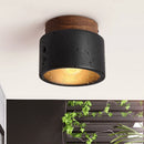 Axyaa Black Travertine Ceiling Light for Elegant Spaces