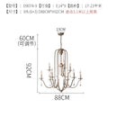 Axyaa French American Crystal Lighting for Living Room, Restaurant, and Homestay