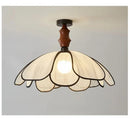 Axyaa Vintage Rattan Chandelier Light for Dining Room Bedroom