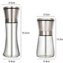 Axyaa Stainless Steel Black Pepper Grinder, Manual Spice Mill