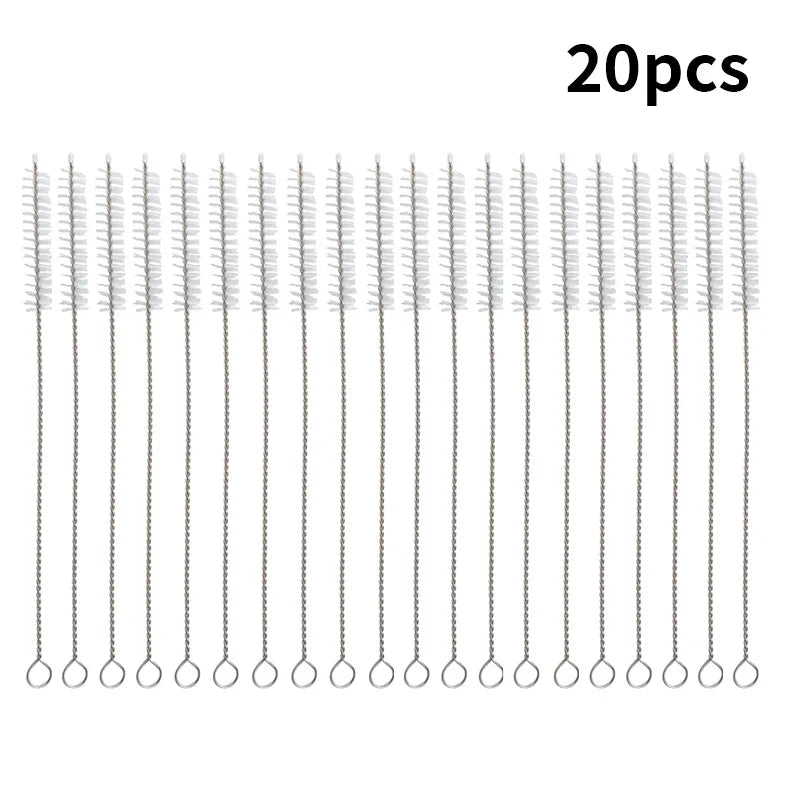 Axyaa Cleaning Brush Set for Kitchen Straws - Pack of 10