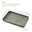 Axya Metal Serving Tray, Embossed Retro Design for Food and Drink Display