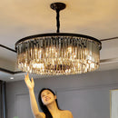 Axyaa Modern Crystal Chandelier Ceiling Lamp Contemporary Luxury Light for Home Dining