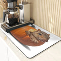 Axyaa Cute Puppy Kitchen Counter Drain Mat Set