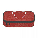 Axyaa Mickey Mouse Pencil Bag: High Capacity Makeup and Stationery Case