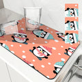 Axyaa Coffee Dish Mat: Absorbent, Anti-slip, Quick Dry Draining Pad