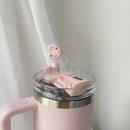 Axyaa Silicone Biscuit Straw Covers for 40oz Stanley Cup Tumbler